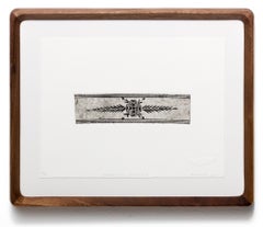 „Splayed Founds: Napkin Ring“, Intaglio-Druck, Darstellung häufiger Objekte