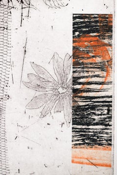 "This Must Be the Place VE 3/7" Intaglio, hand colored, texture