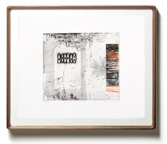 "This Must Be the Place VE 3/7" Intaglio, colorato a mano, texture