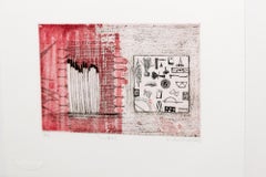 "Timesteps", Two Plate Intaglio Etching, Representation of Common Objects