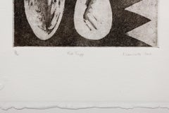 „Zwei Eier“, Aquatinta-Radierung, Eimotiv, Darstellung häufiger Objekte