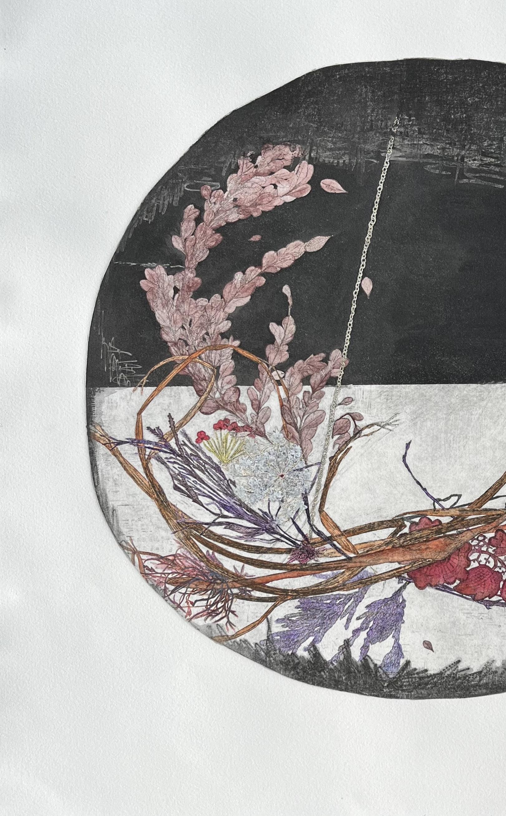Weed Wreath (edition 5/6) - Contemporary Print by Katie VanVliet