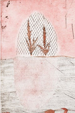 Wish I Was the Moon VE 1/7, Intaglio Print, Framed Edition