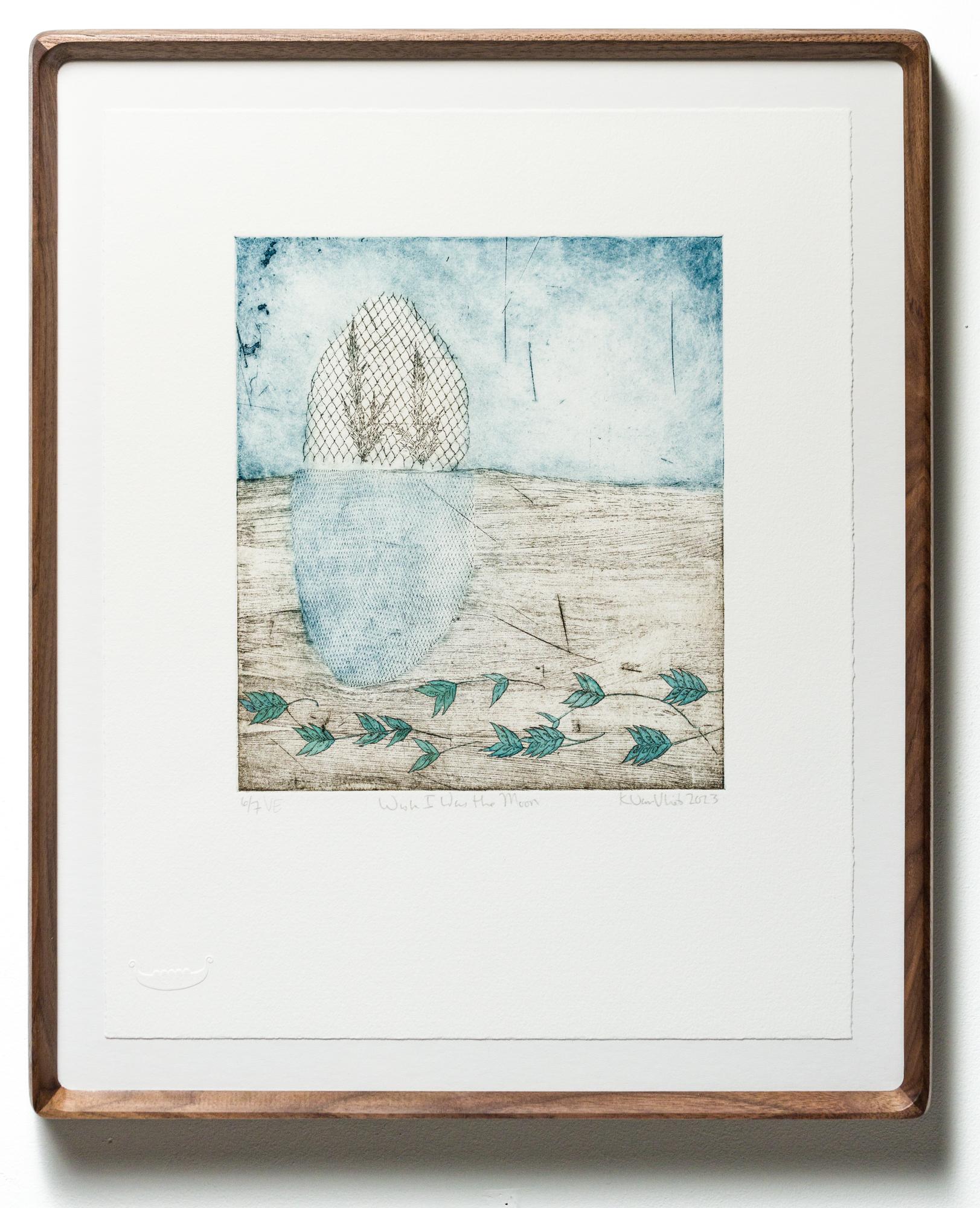 Katie VanVliet Landscape Print – Wish I Was I Was the Moon VE 6/7