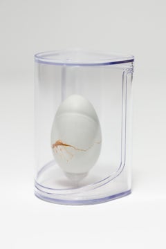 "Un día en la vida: Verde nº 49", Escultura de huevo reconstruida