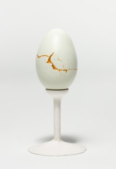 "Fault Lines: Bantam #B7", reconstructed egg sculpture