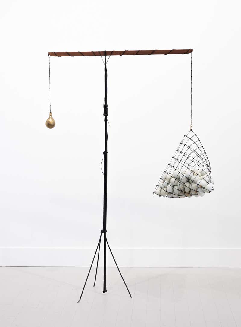 Paul Katz - Prelude No. 264 (Black and White Plaster and Found Object ...