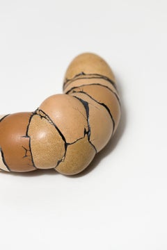 „Der Tickler“, gefundene Objekt-Skulptur, Eimotiv