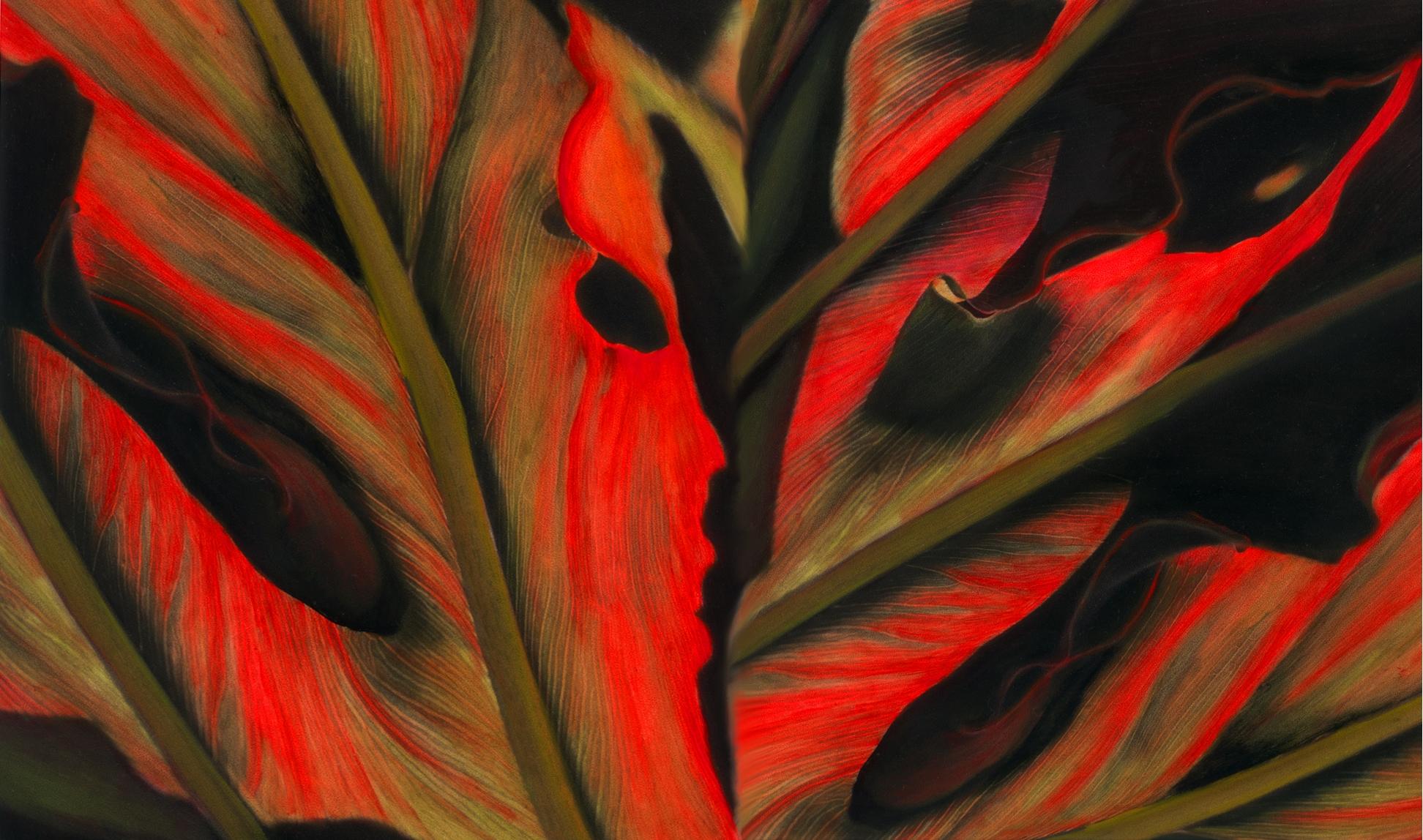 Believers In Red, Digital auf Papier – Print von Katina Desmond