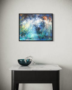 Camouflé II, Technique mixte sur toile