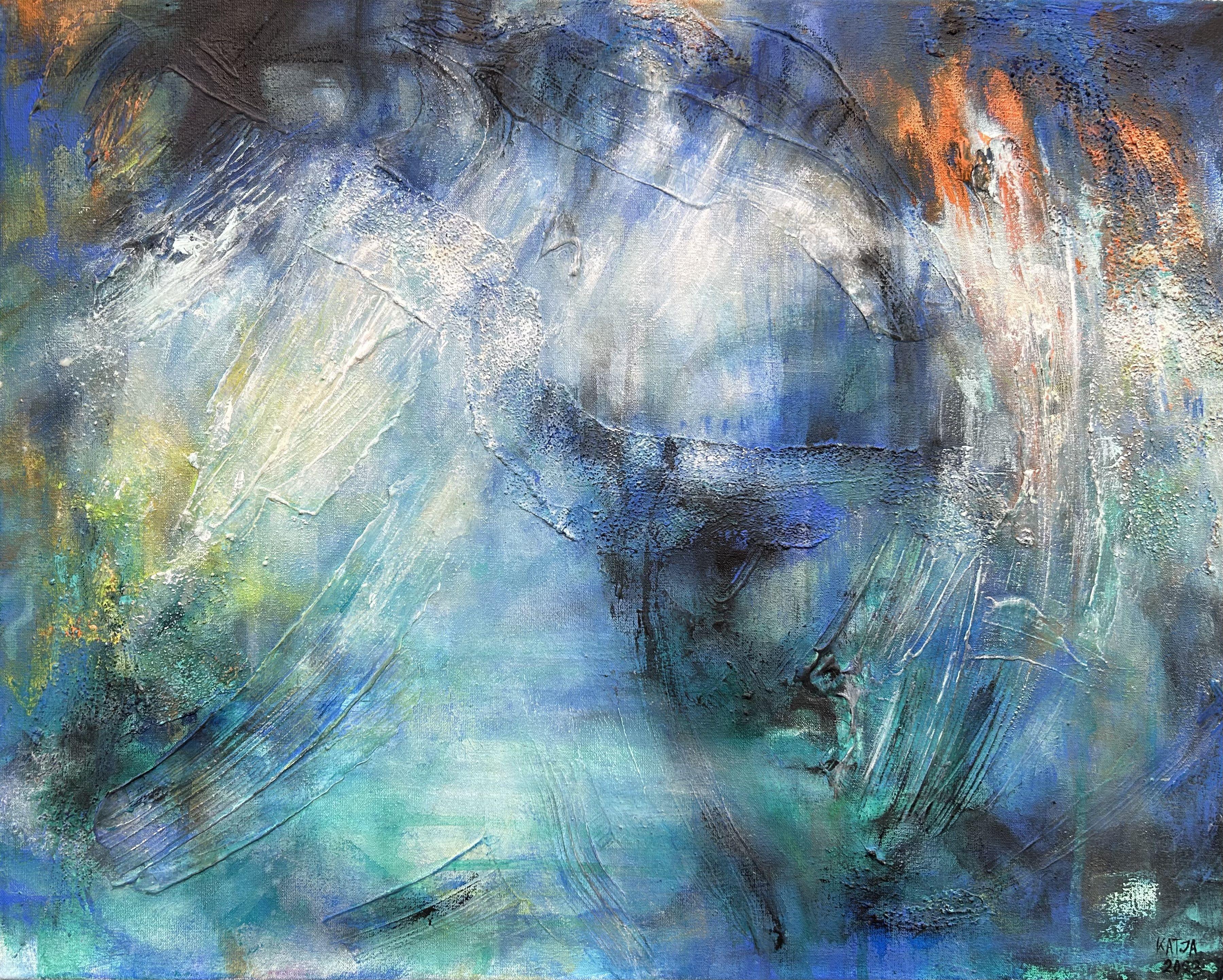 Camuflado II, Técnica mixta sobre lienzo