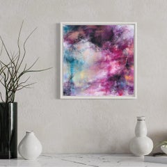 Camouflé, technique mixte sur toile