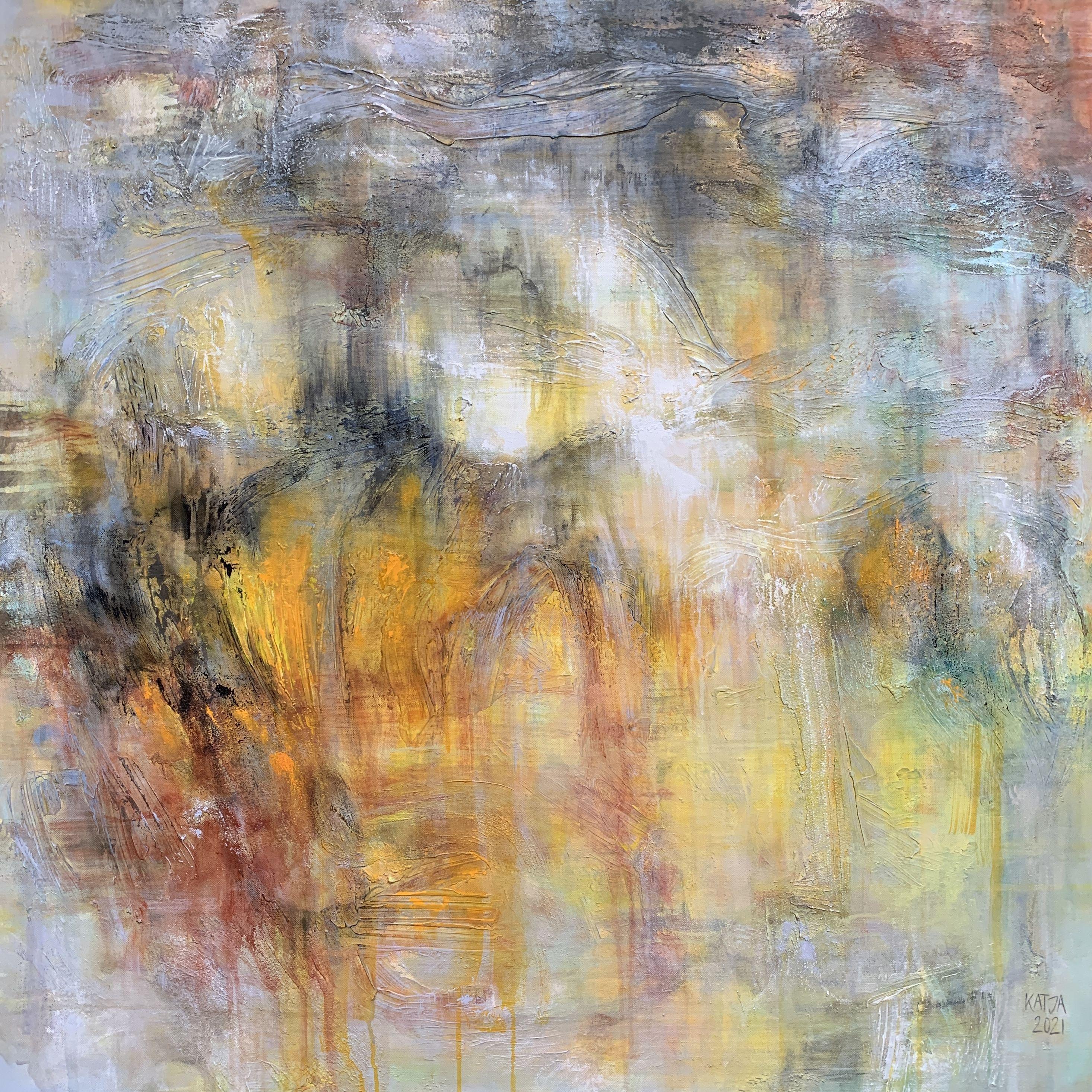 Katja Wittmer Abstract Painting – Elemental IV, Gemälde, Acryl auf Leinwand
