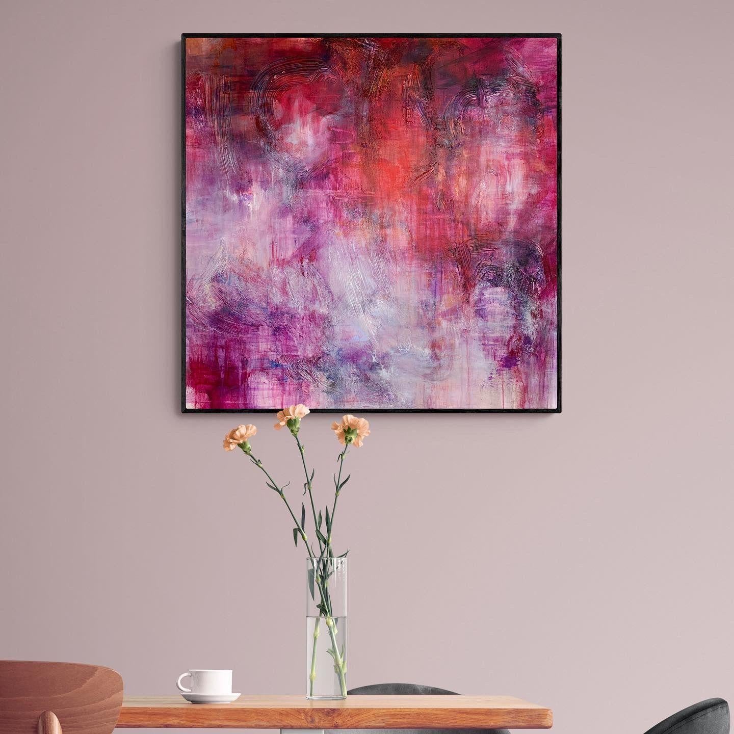 Elemental V, Gemälde, Acryl auf Leinwand – Painting von Katja Wittmer