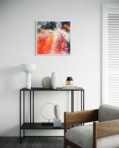 Eruzione, Pittura, Acrilico su tela