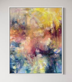 Life at the lake, Painting, Acrylic on Canvas