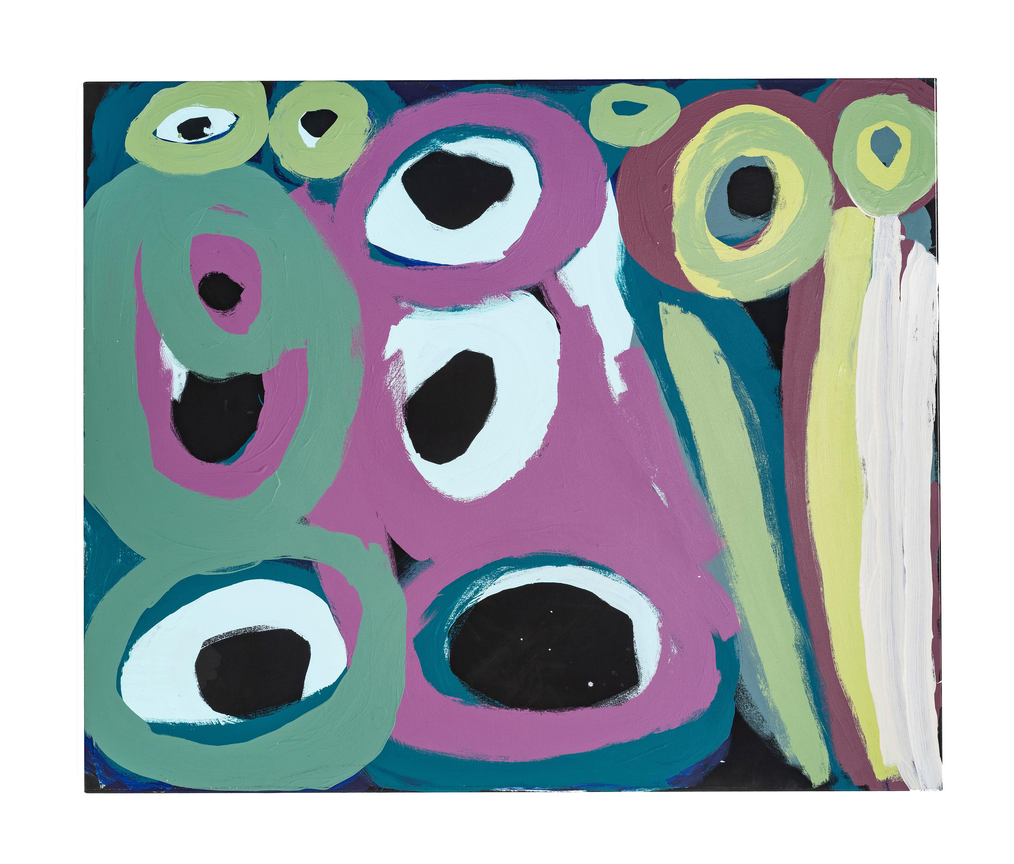 Abstract Painting Katjarra Butler - Ngamurru Katjarra