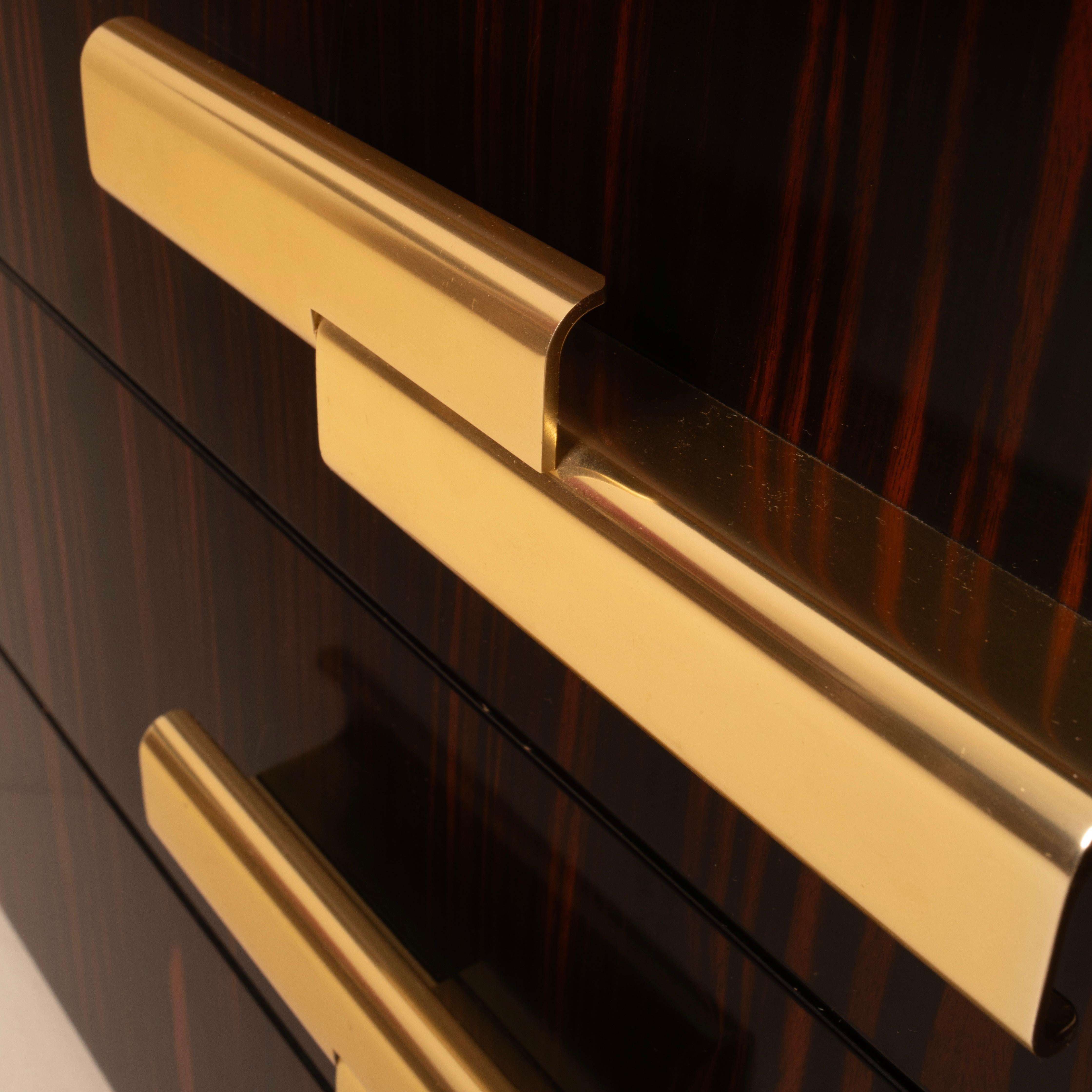 Katline Macassar Sideboard, Adalberto Caraceni for Modernindustria 1970 in vendita 11
