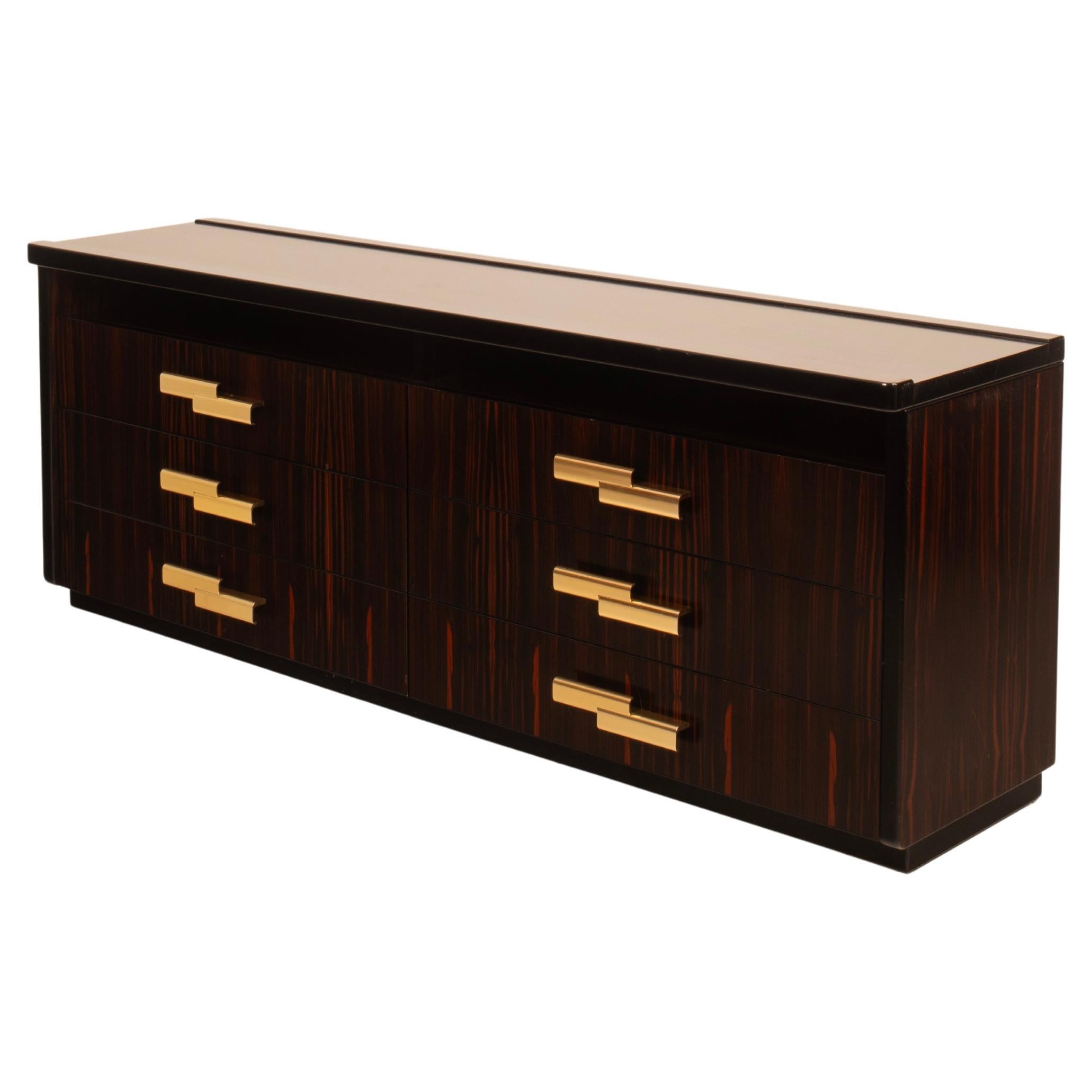 Katline Macassar Sideboard, Adalberto Caraceni for Modernindustria 1970 in vendita