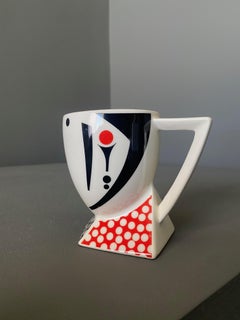 Kato Kogei Fujimori Collection Postmodern Mug,  circa 1980