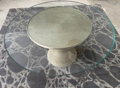 Katoucha Dining Table W/36" Lazy Susan by Jacques Garcia for Baker Furniture