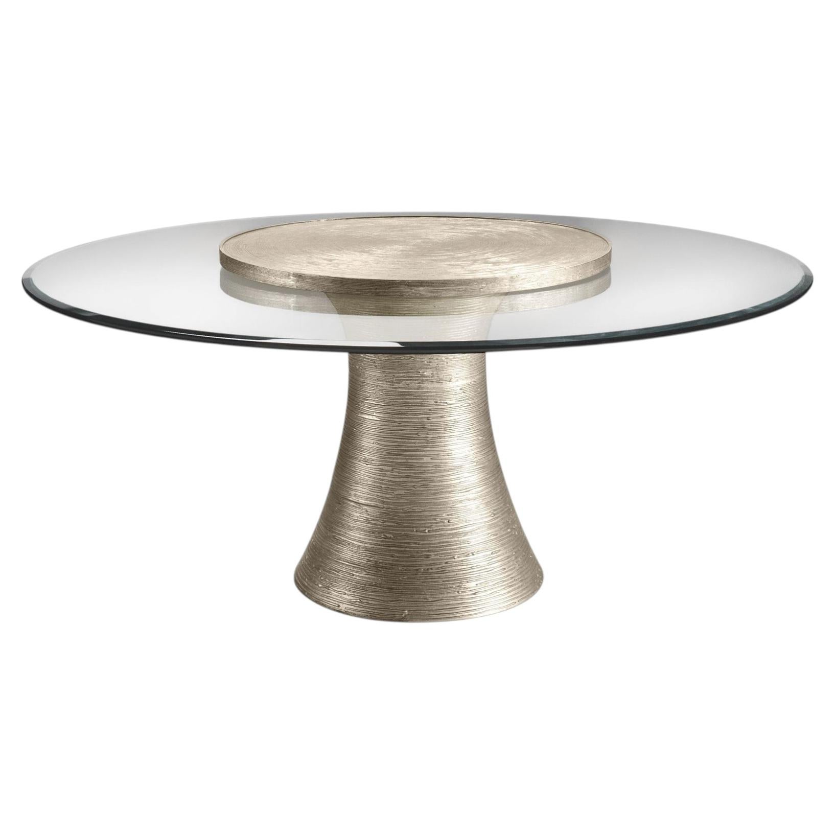Mesa de comedor Katoucha con Lazy Susan de 36" de Jacques Garcia para Baker Furniture en venta
