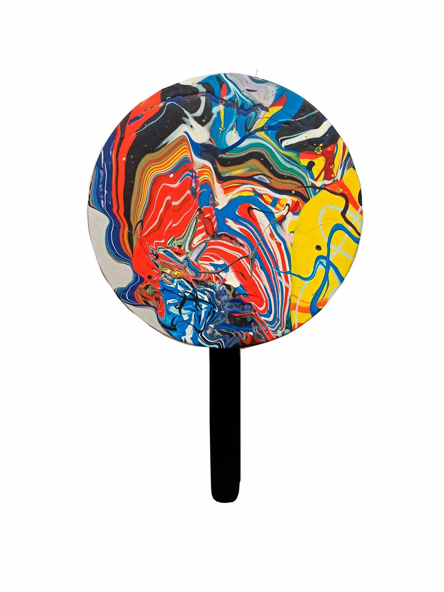 Lollipops 3   - ABSTRACT ISLAND ARTIST ACRYLIC UNIQUE PIECE