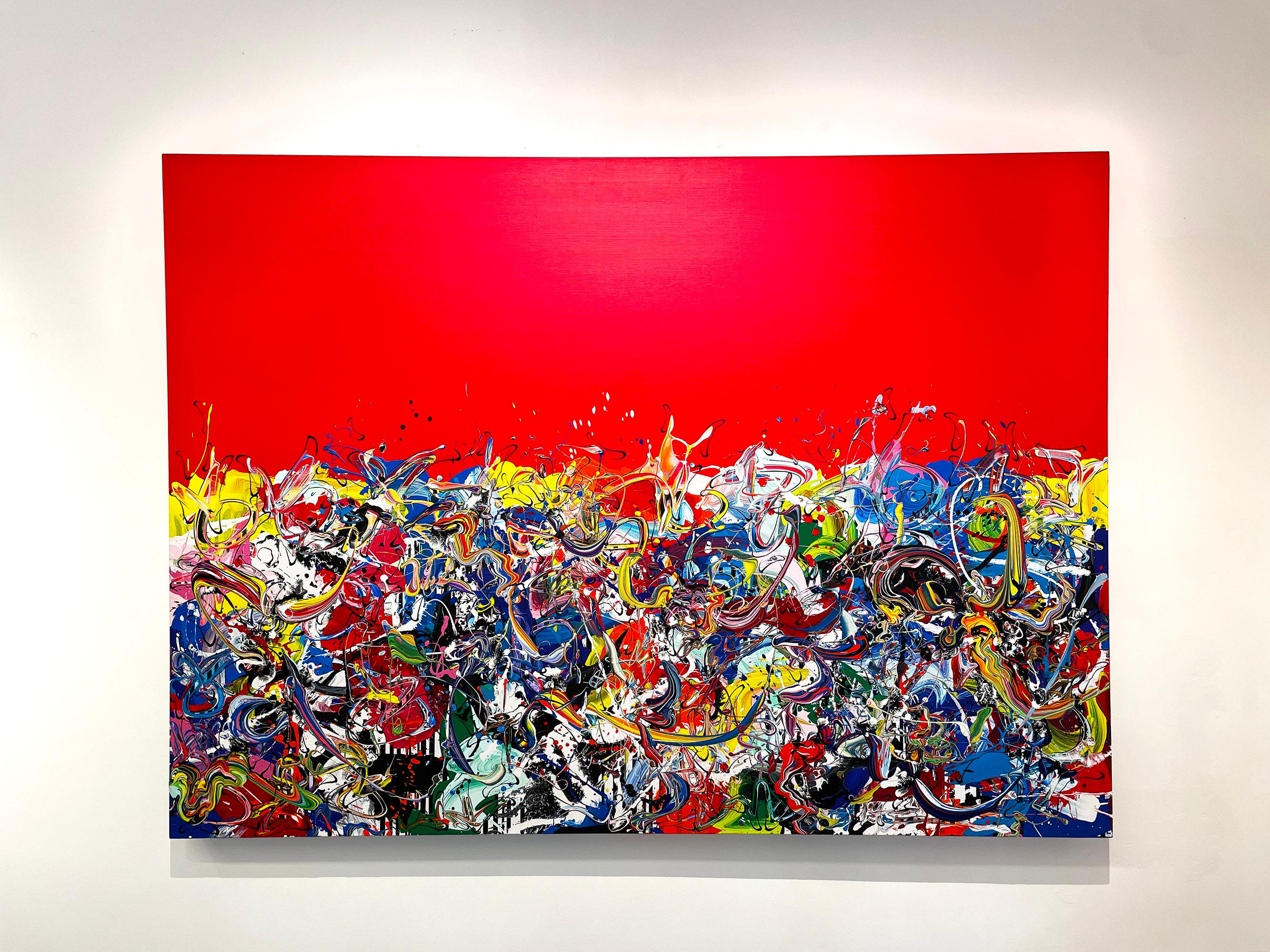 Luce rossa - Painting di Katrin Fridriks