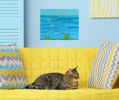 Holy Island, Mixed Media on Canvas