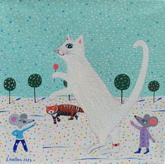 A Gift Of Love, Painting, Acrylic on Canvas
