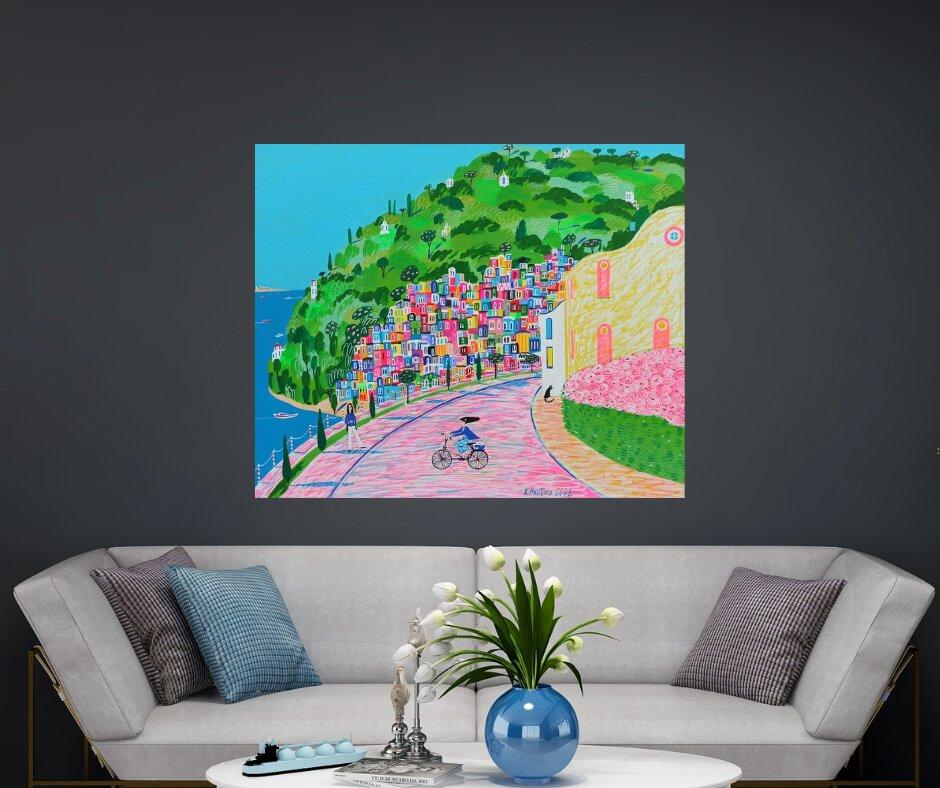 Bella Vita!, Painting, Acrylic on Canvas For Sale 1