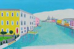 Devoted To Venice, peinture, acrylique sur toile