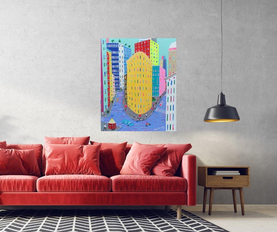 In The Heart Of Everything, Painting, Acrylic on Canvas For Sale 1