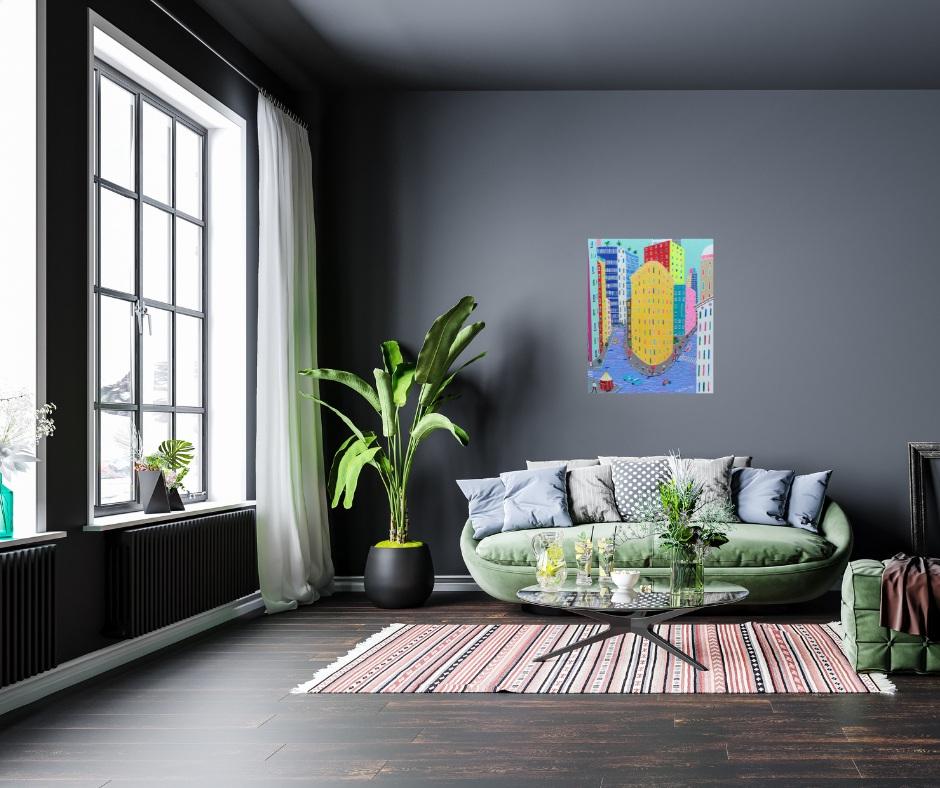 In The Heart Of Everything, Painting, Acrylic on Canvas For Sale 3