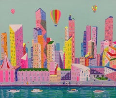 Josephine Arrives In Sydney, Painting, Acrylic on Canvas