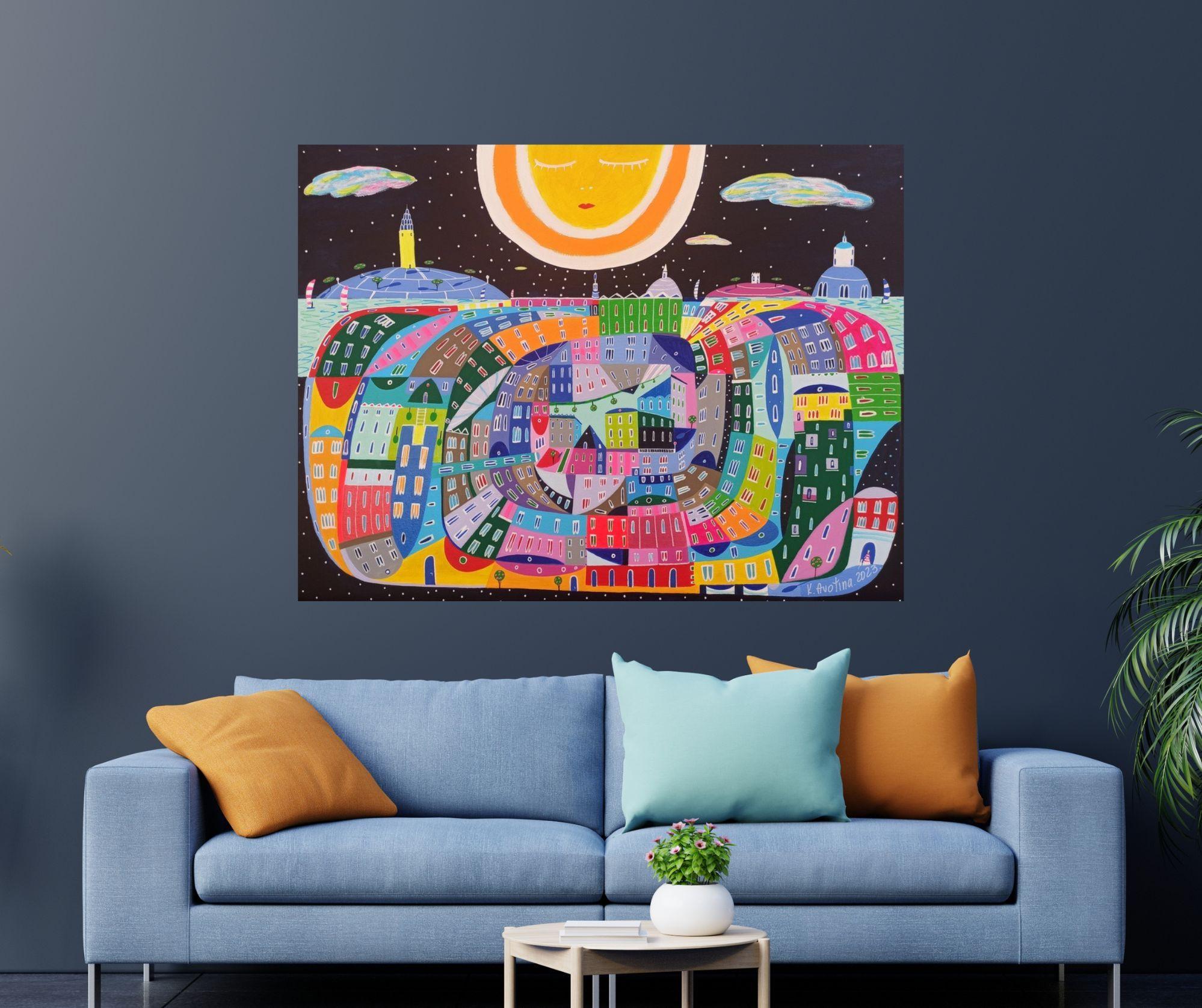 Il mio regno, Pittura, Acrilico su tela in vendita 1