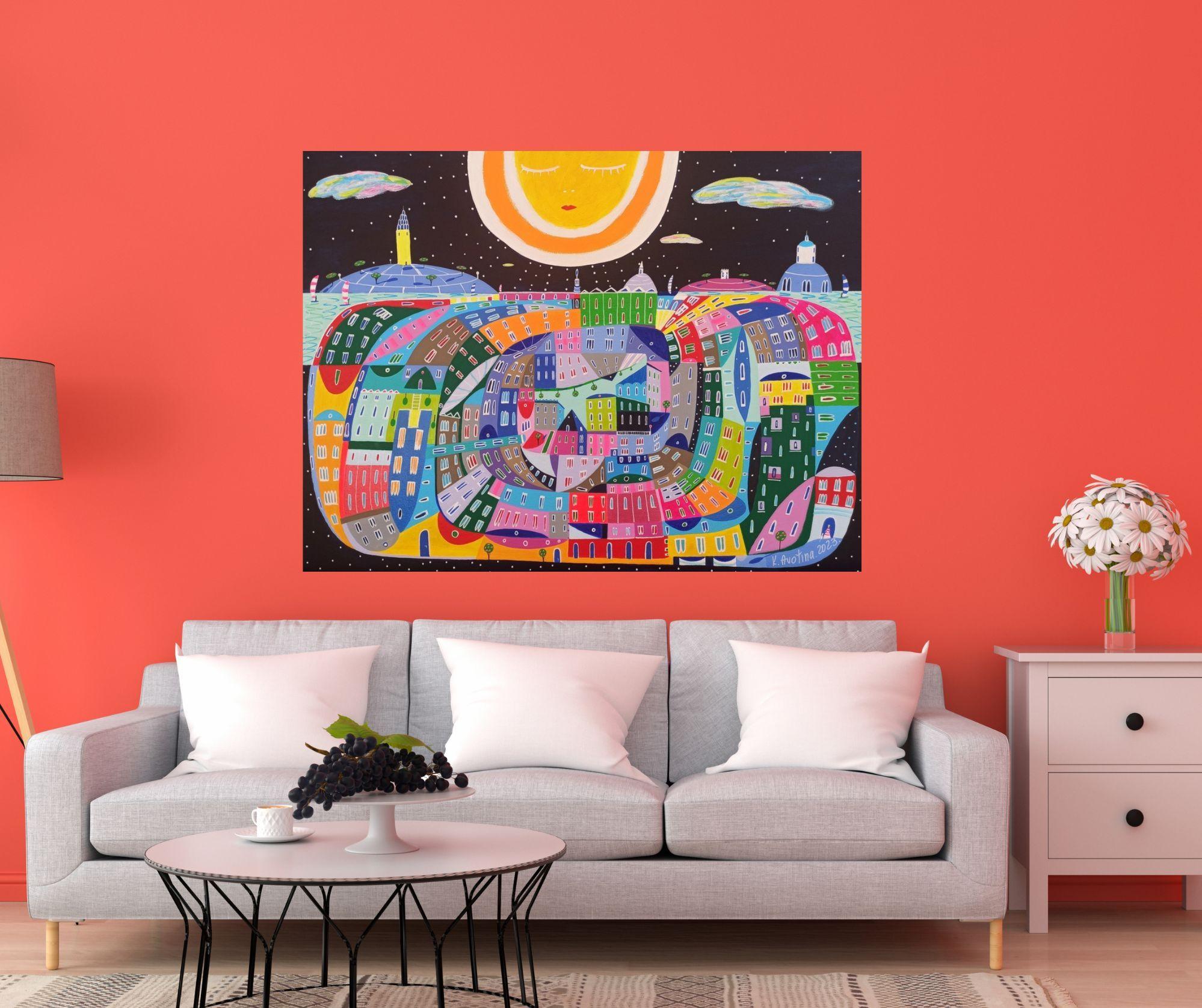 Il mio regno, Pittura, Acrilico su tela in vendita 2