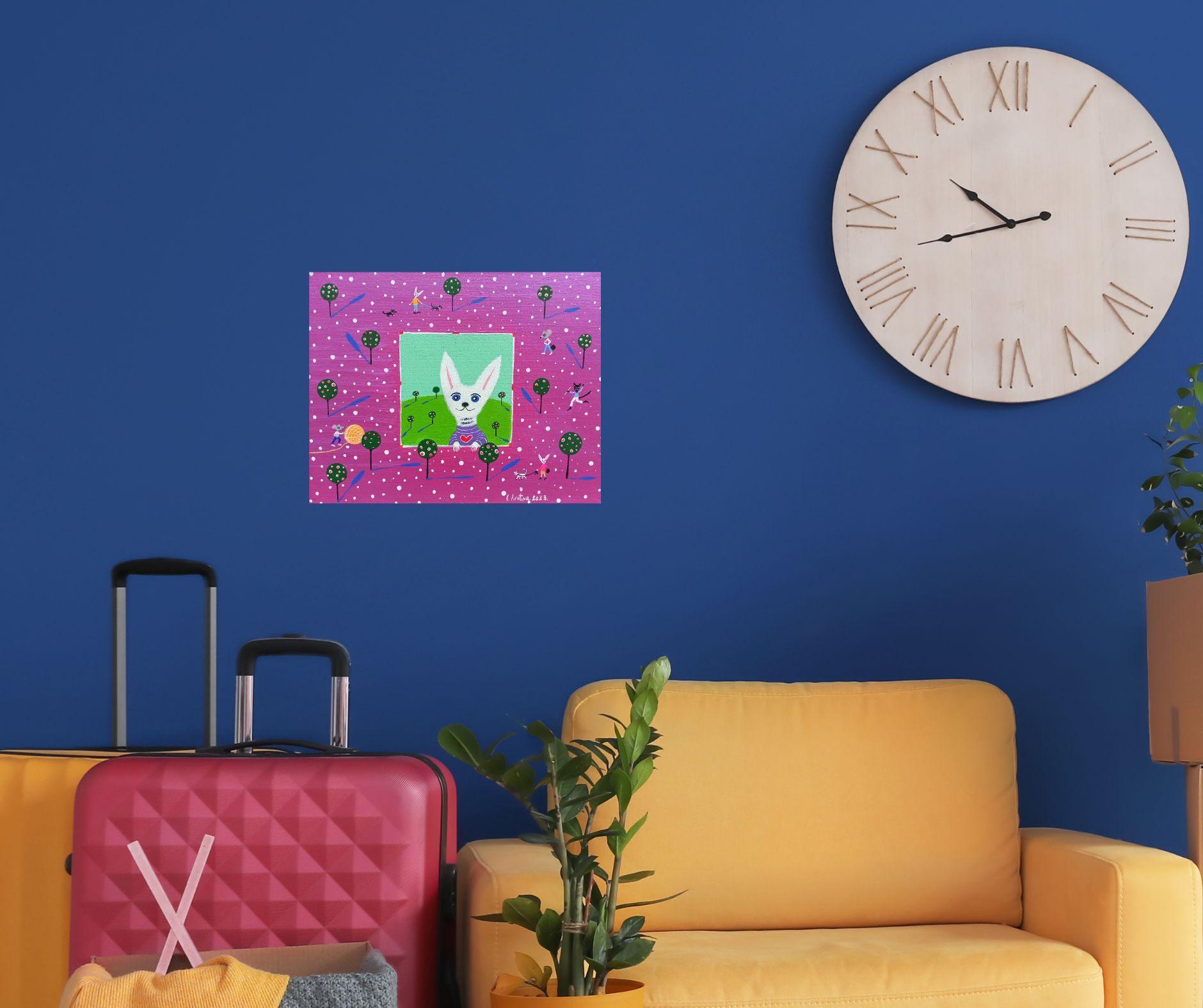 #outsider, Pittura, Acrilico su tela in vendita 1