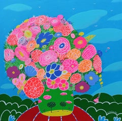 Prométeme, Pintura, Acrílico sobre lienzo