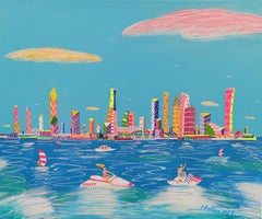 Splashing The Fun, Painting, Acrylic on Canvas