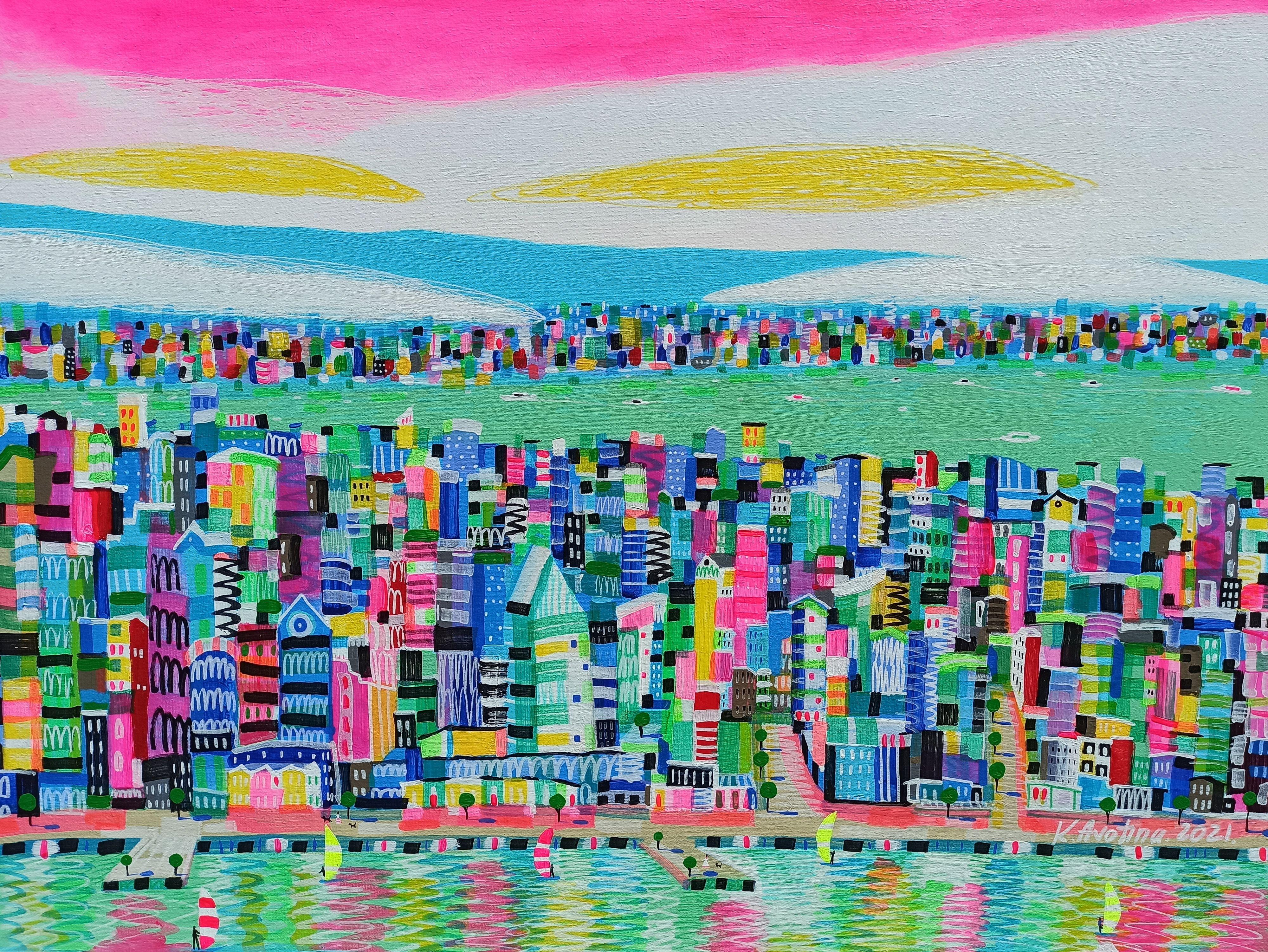 To Feel The Freedom, Gemälde, Acryl auf Leinwand