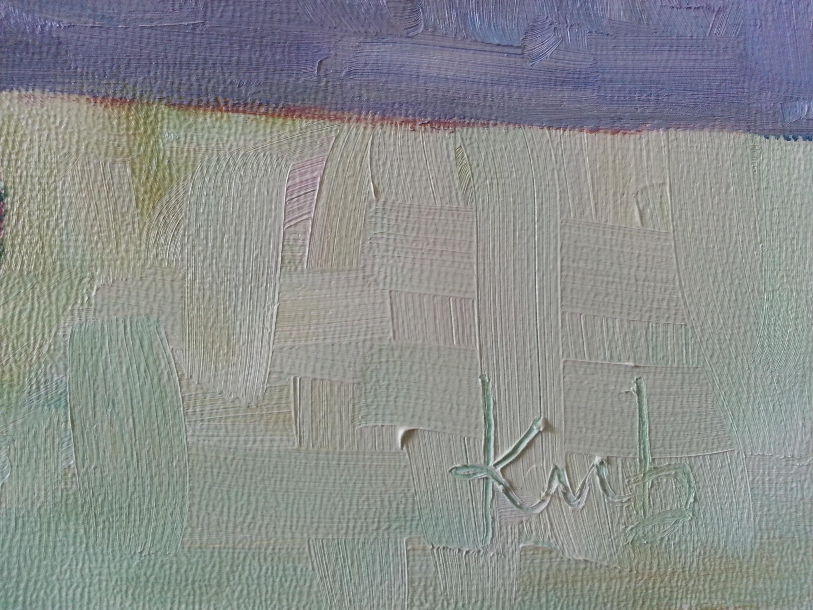 Alles was sie wollte, war eine Gartenparty..., Gemälde, Öl auf Holzplatte (Zeitgenössisch), Painting, von Katrina Berg