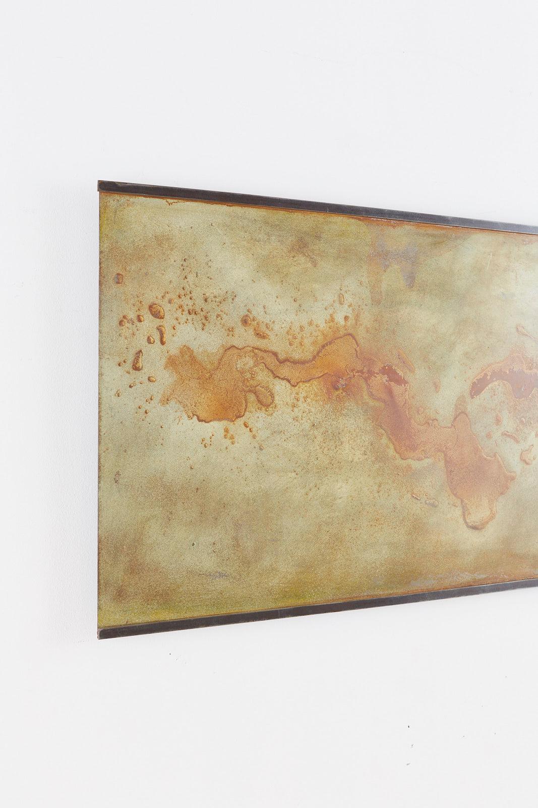 American Katrina King Modern Abstract Painting on Steel, 2010 For Sale