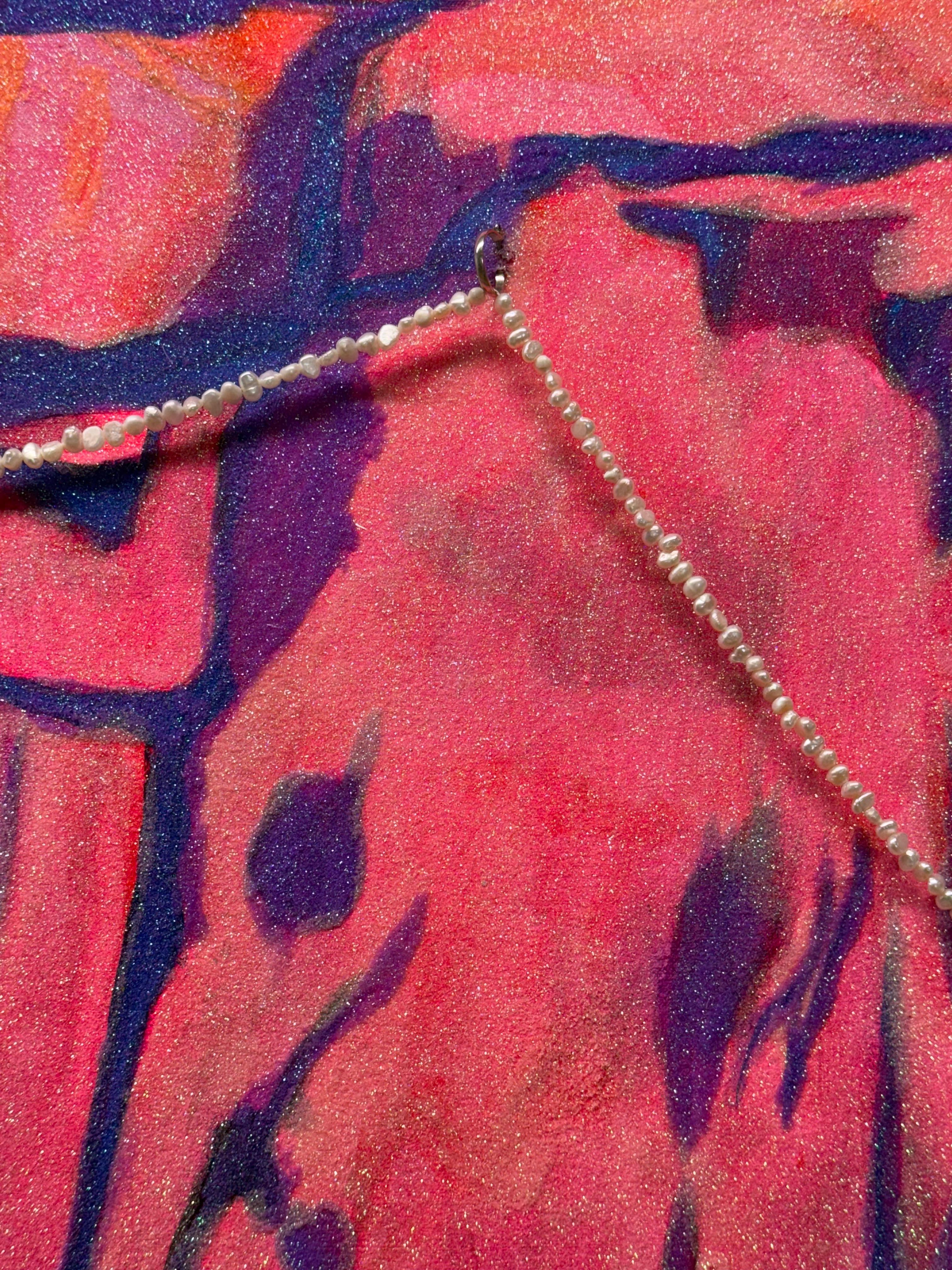 Higher Than Expected - Women Pink Blue Beaded Embroidery Mountain Climbers, 2025 For Sale 1