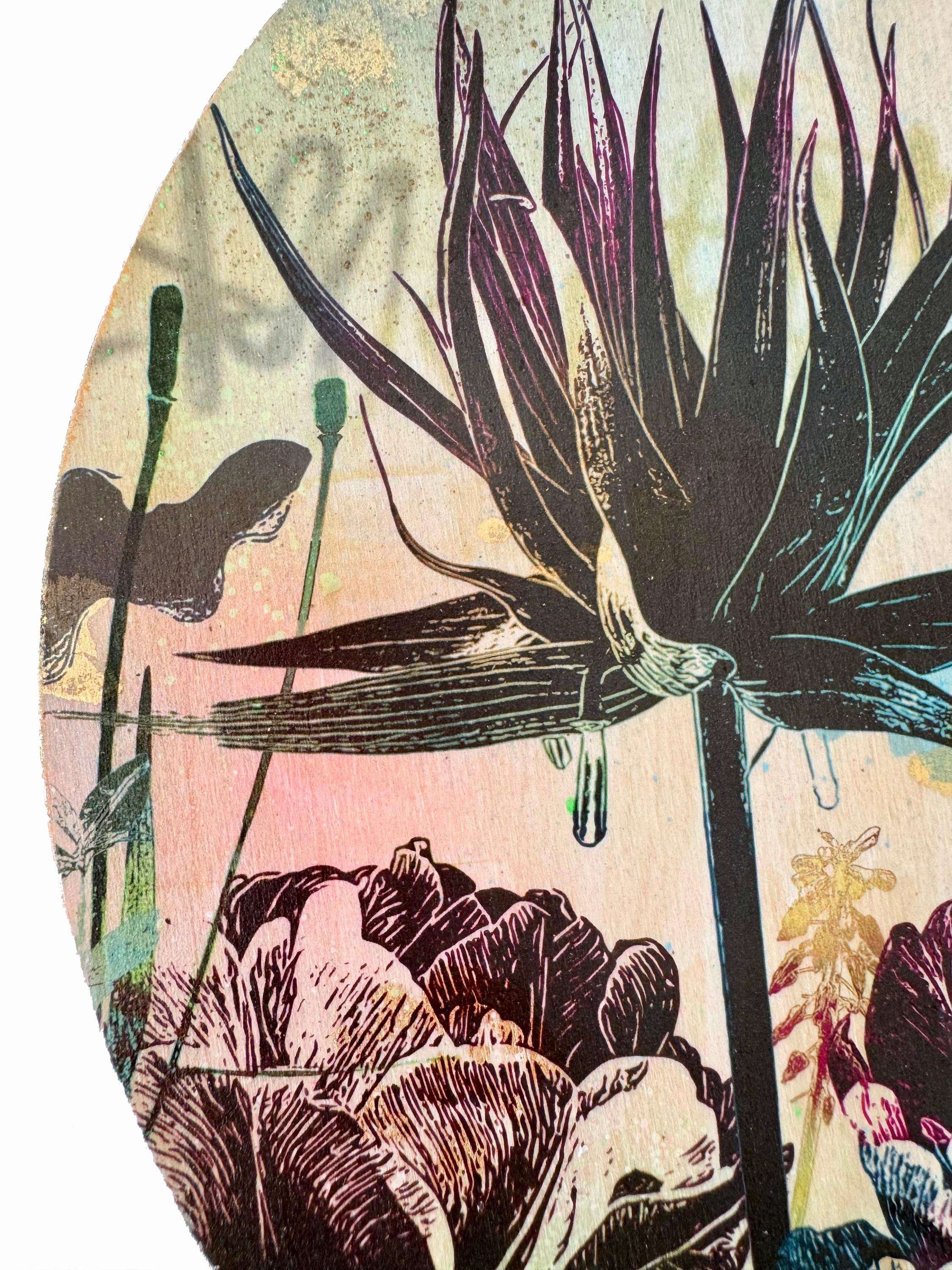 Piccolo Giardino Numero 10 (Botanici, Borgogna, Farfalle, Oro, ~39% OFF) in vendita 1