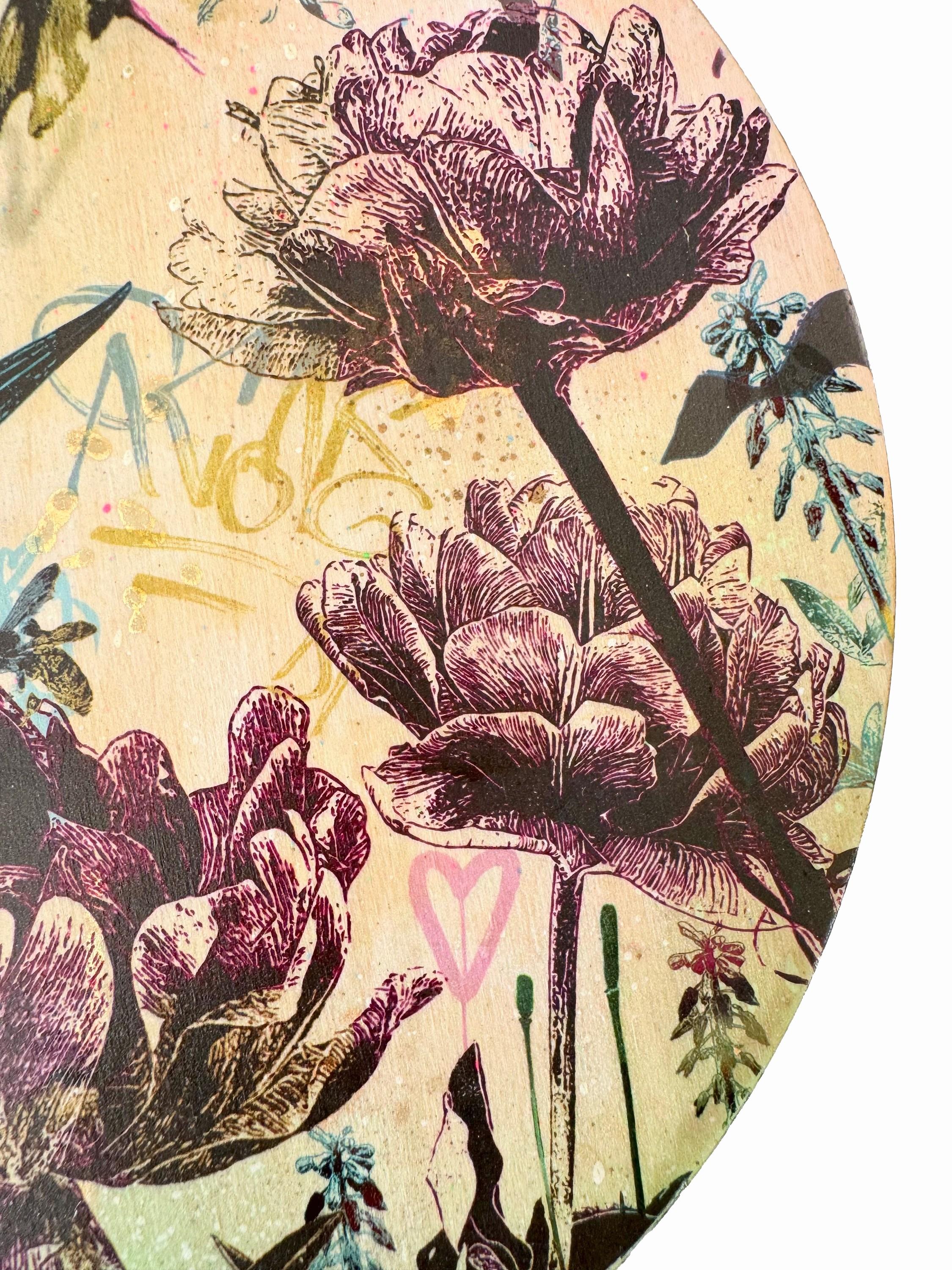 Piccolo Giardino Numero 10 (Botanici, Borgogna, Farfalle, Oro, ~39% OFF) in vendita 3