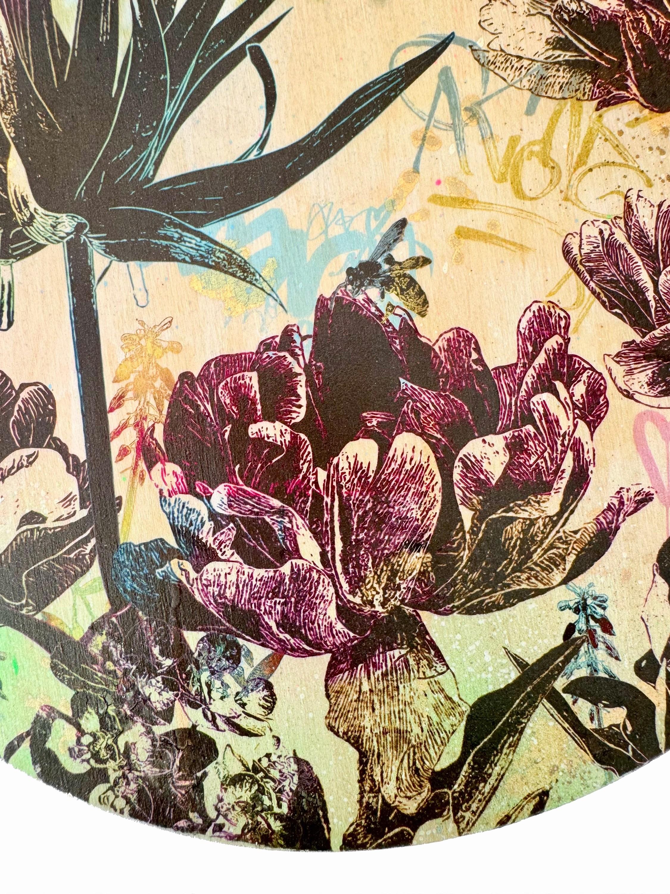 Piccolo Giardino Numero 10 (Botanici, Borgogna, Farfalle, Oro, ~39% OFF) in vendita 4
