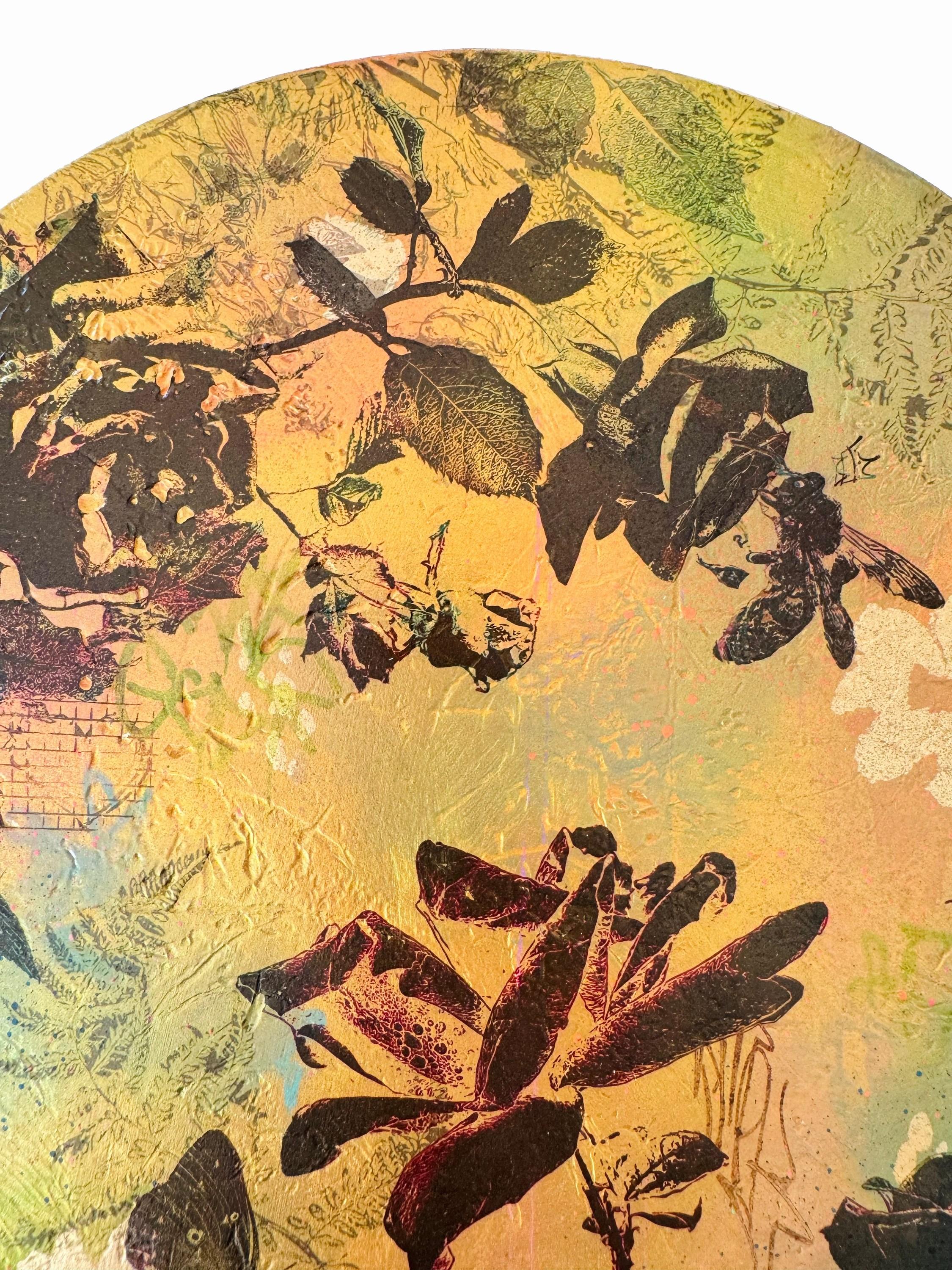 Piccolo Giardino Numero 11 (Botanici, Borgogna, Farfalle, Oro, ~39% OFF) in vendita 2
