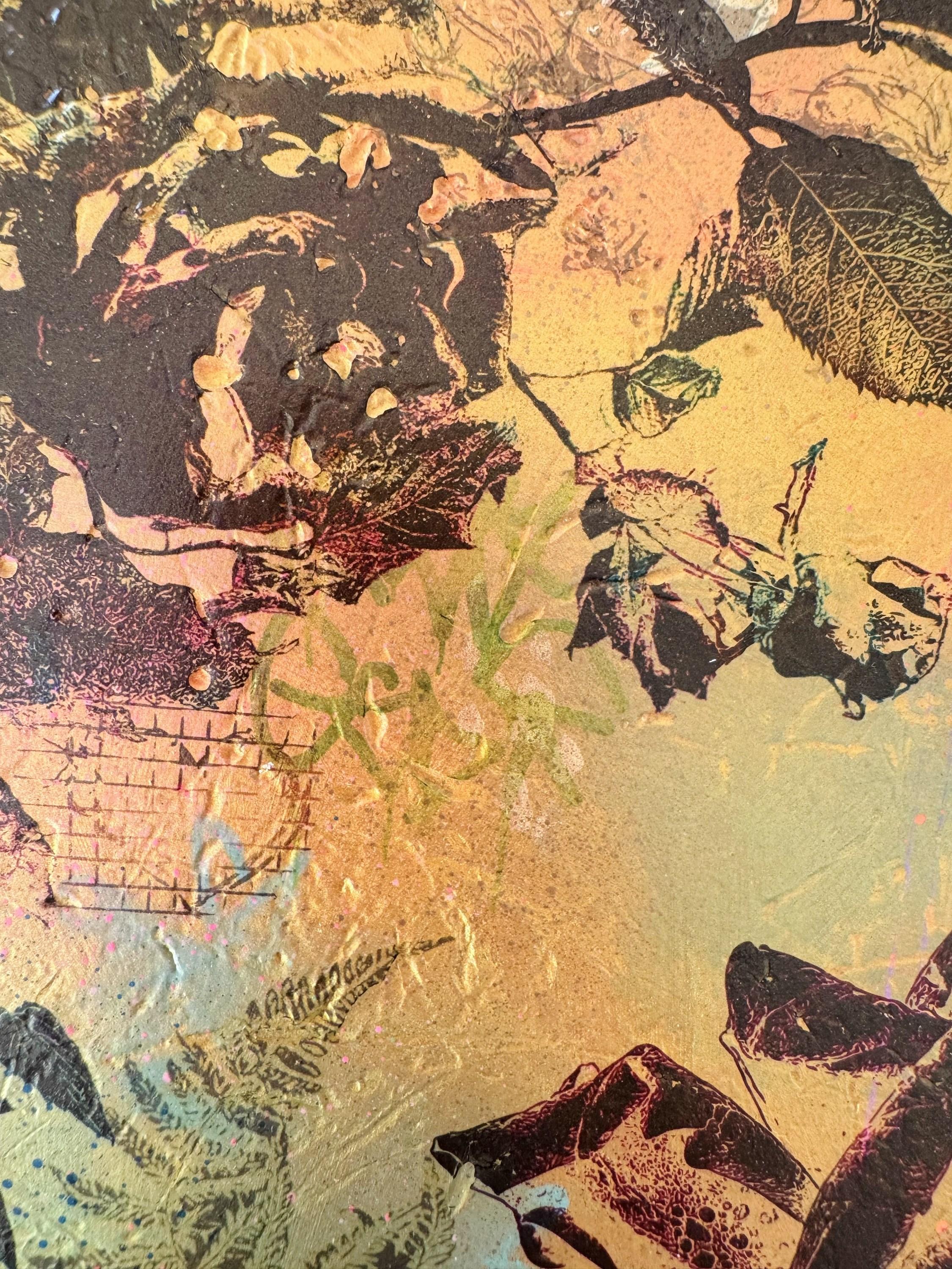 Piccolo Giardino Numero 11 (Botanici, Borgogna, Farfalle, Oro, ~39% OFF) in vendita 4