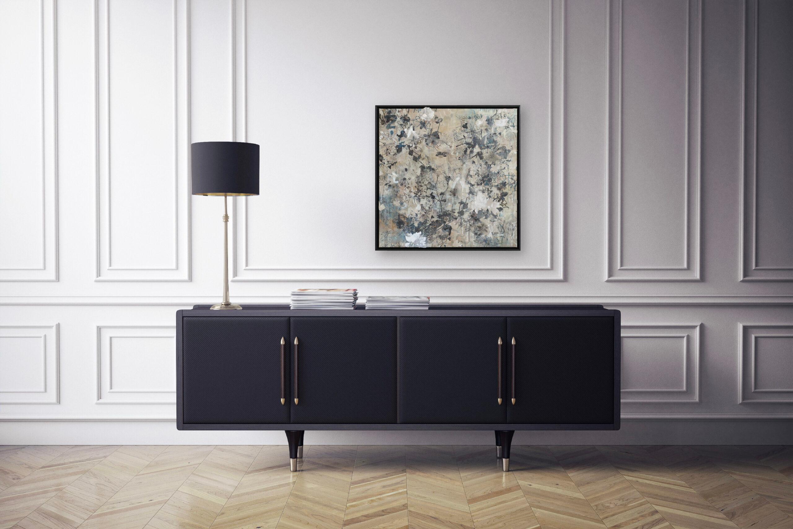 Fiori inaspettati n. 1 - Painting Astratto di Katrina Revenaugh